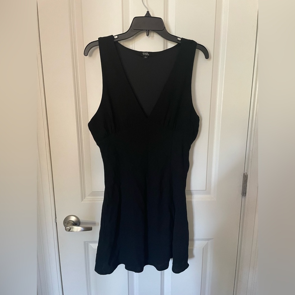 Black mini dress